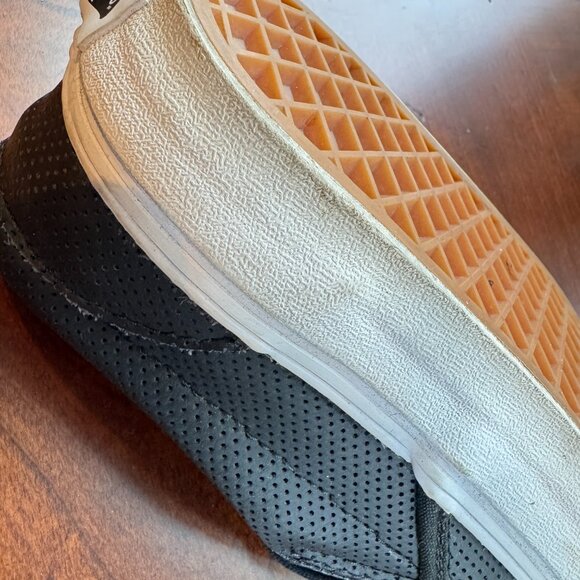 Vans Asher Black Slip-On Sneaker Shoe - Picture 7 of 12